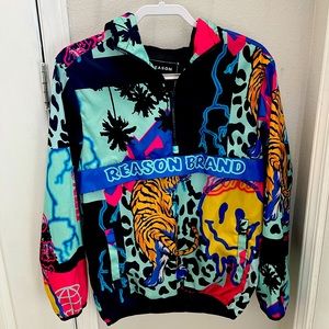 Graphic windbreaker